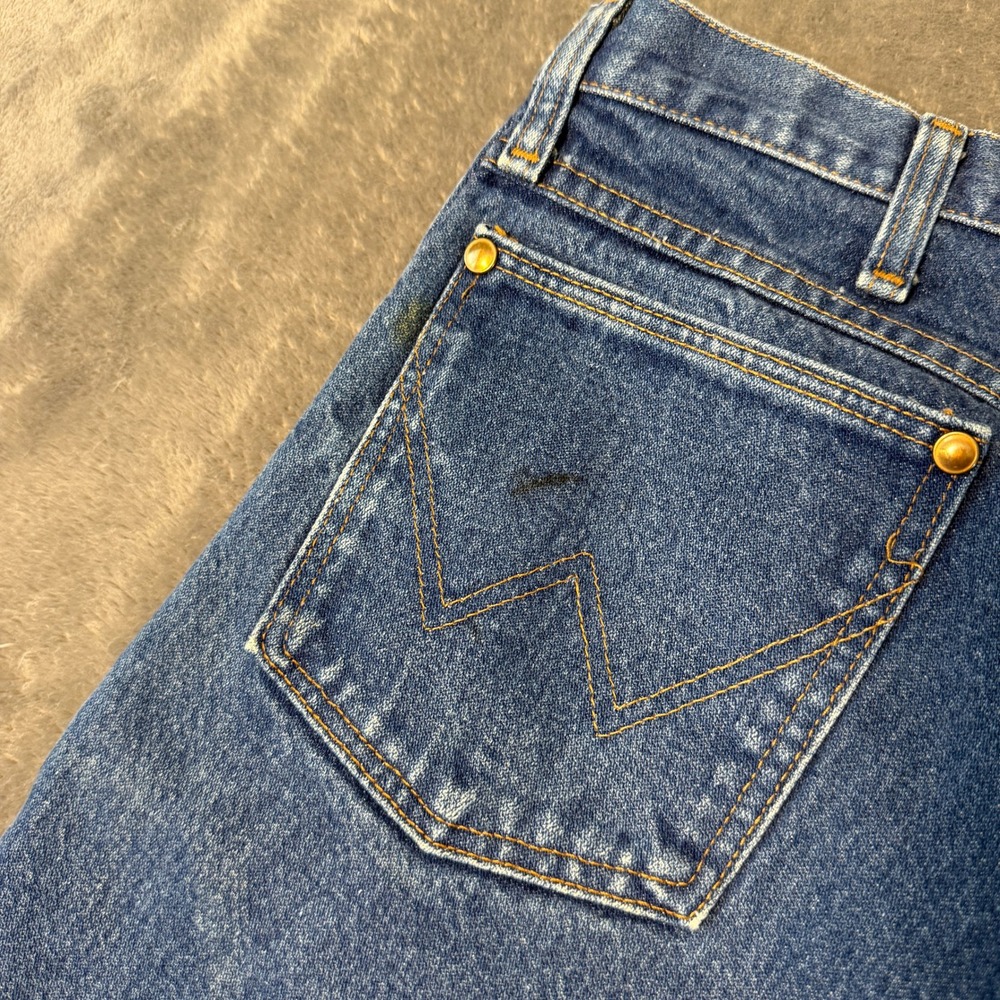 Vintage USA Wrangler Cowboy 90s Original Fit Jeans Mens 36x34 Straight Leg 13MWZ - Picture 5 of 9